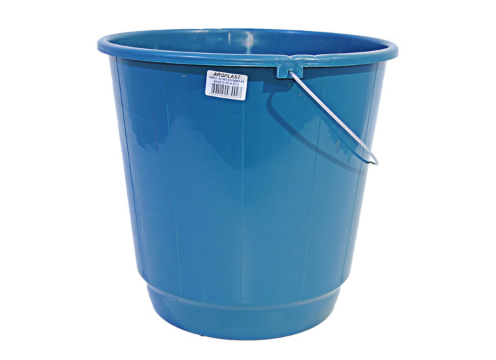 BALDE PLASTICO 15L (ALÇA DE METAL) – REF. 100803