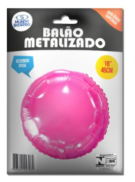 BALÃO METALIZADO REDONDO