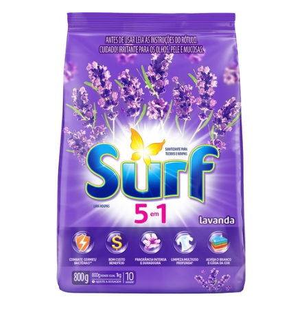 SURF EM PÓ LAVANDA 800g – REF. 100663