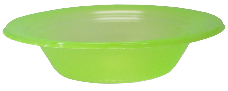 PRATO FUNDO DESCART. 15CM VERDE NEON – REF. 101165