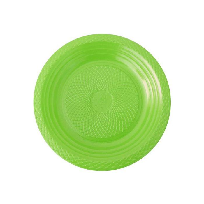 PRATO RASO DESCART. 15CM VERDE CLARO – REF. 101157