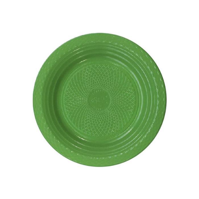 PRATO RASO DESCART. 15CM VERDE ESCURO – REF. 101156